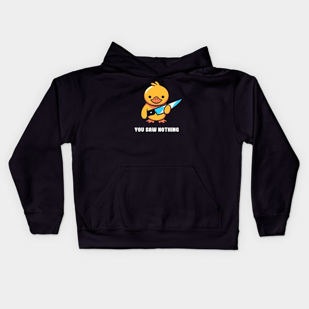 You Saw Nothing - Duck Violence by Tobe Fonseca Kids Hoodie by Tobe_Fonseca